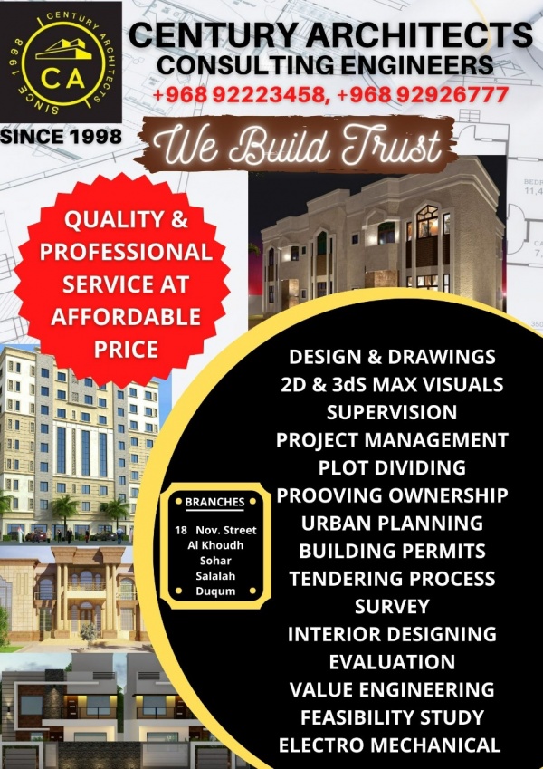 CENTURY ARCHITECTS CONSULTING ENGINEERS - ایرانیان عمان